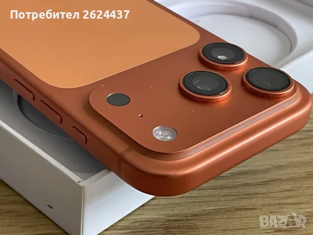 Бартер iPhone 17 pro 512gb гаранционен, снимка 4 - Apple iPhone - 56575494