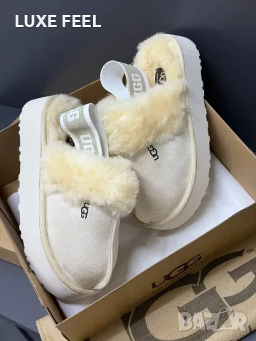 UGG ✨Дамски Чехли с Пух, снимка 8 - Дамски ежедневни обувки - 56587371
