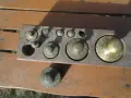 Стар кантар с бронзови теглилки. Антика, снимка 2