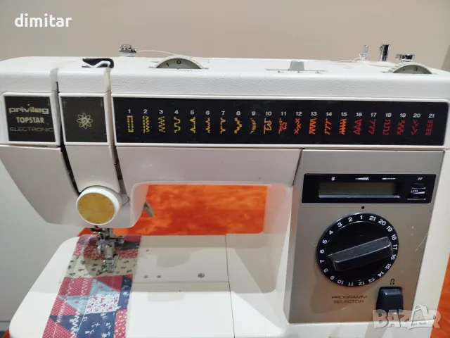 Шевна машина PRIVILEG TOPSTAR ELECTRONIC - 21 програми, снимка 4 - Шевни машини - 56680443