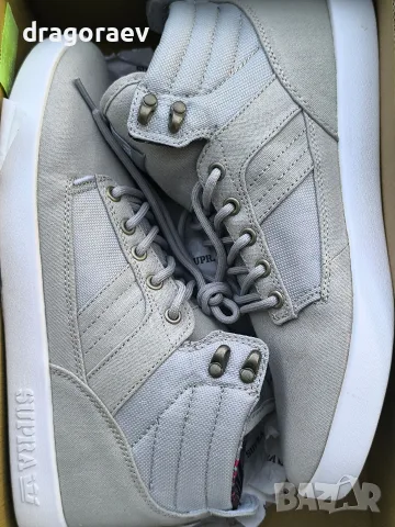 Нови кецове Supra Bandit Grey, оригинал, снимка 2 - Маратонки - 56660338