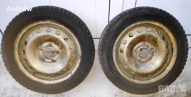 Зимни гуми с джанти за  Опел Виваро, Рено Трафик 195/60 R16C, 2 бр.