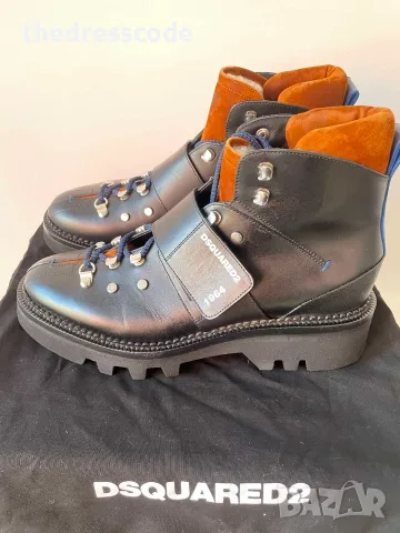 *DSQUARED2 кожени мъжки зимни боти !, снимка 2 - Мъжки боти - 56624016