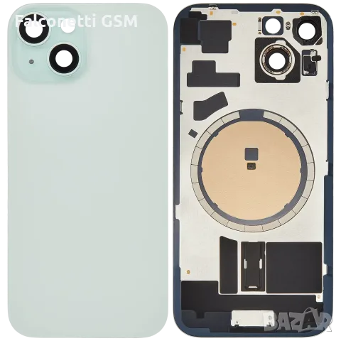 Заден капак за iPhone 15 – Оборудван AAA+ – Зелен