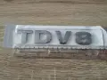 Range Rover TDV8 сребрист гланц емблема, снимка 2