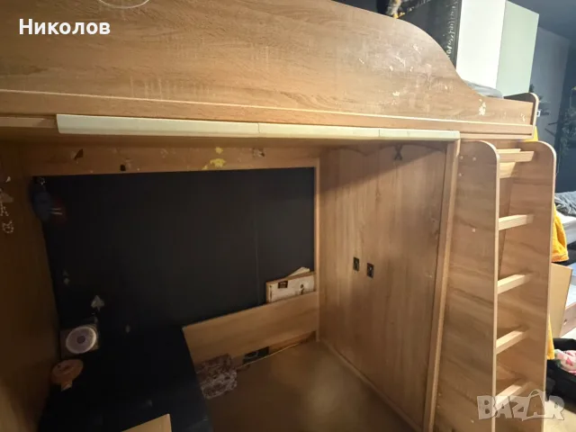 Двуетажно детско легло., снимка 3 - Мебели за детската стая - 56647536