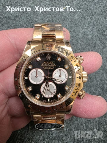Cloning!Мъжки механичен луксозен часовник Rolex Daytona 