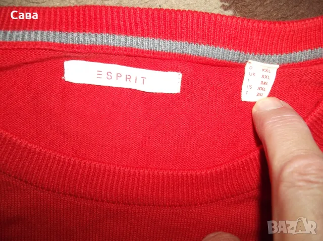 Пуловер ESPRIT  мъжки,2-3ХЛ, снимка 3 - Пуловери - 56648723