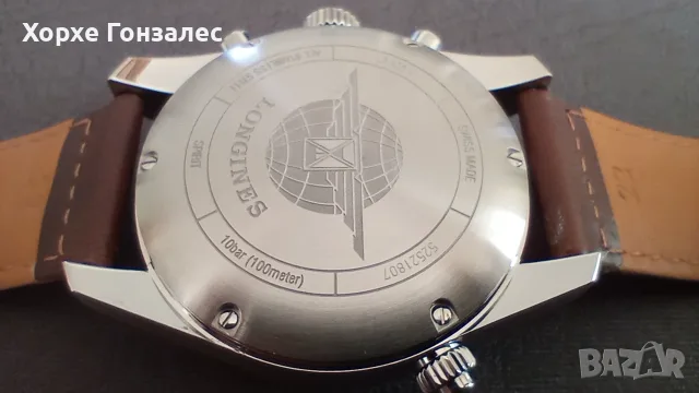 Longines Spirit Chronograph, 42мм, снимка 12 - Мъжки - 56718552
