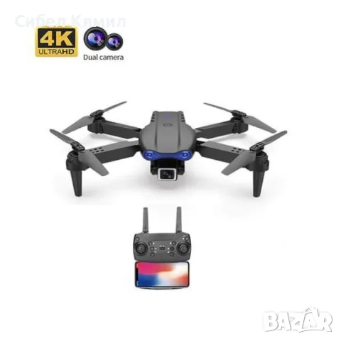 Дрон с две камери DUAL 4K CAMERAS, снимка 2 - Дронове и аксесоари - 56561943