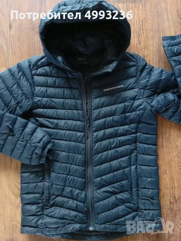 Peak Performance - черно пухено яке р-р 160см S/M, снимка 6 - Якета - 56712031