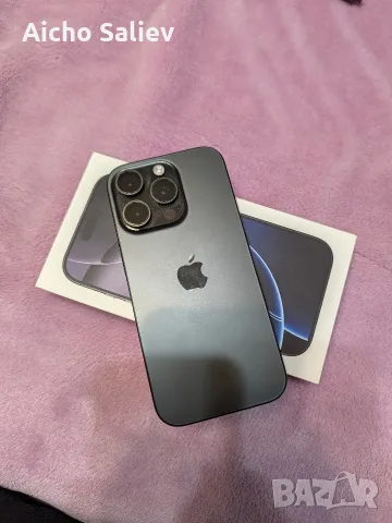 Iphone -16 Pro Black Titanium-256gb, снимка 6 - Apple iPhone - 56556173