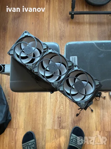 водно охлаждане и кутия pc  arctic Liquid Freezer II 420, Thermaltake Core P5 ATX Wall-Mount Chassis