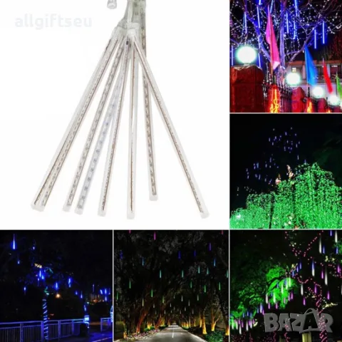 LED Висулки "Падащ сняг" Multicolor, снимка 2 - Лед осветление - 56678183