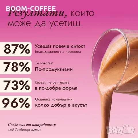 BOOM Протеиново кафе - Малина, снимка 7 - Хранителни добавки - 56656028