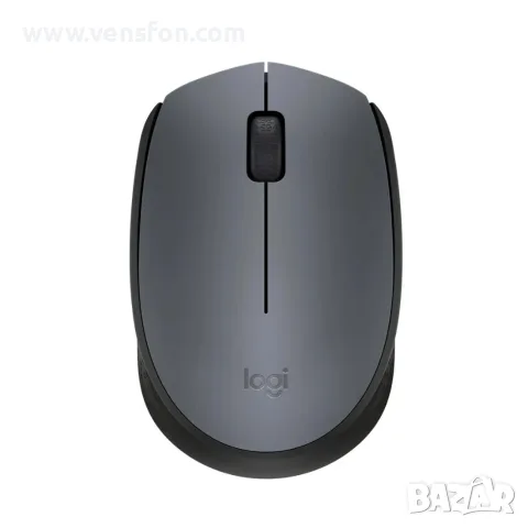 Безшумна безжична мишка Logitech M170 /сива/ – 910-004642