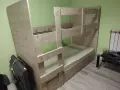 Двуетажно легло с матрак , снимка 2