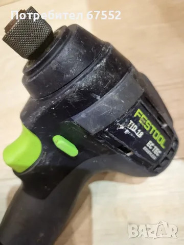 Импакт Festool TID18 с батерия 5.2Ah, снимка 7 - Винтоверти - 56616179