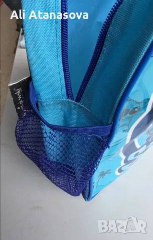 Disney Stitch backpack, blue, St. Majewski branding, снимка 5 - Раници - 56616640