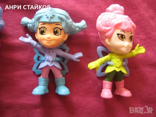Продавам фигурки с пръстенчета пеперуди на гърба, снимка 6 - Фигурки - 56579158