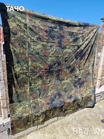 Камуфлажно платнище с капси Тип Flecktarn, снимка 12 - Къмпинг мебели - 56602588