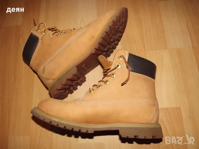 Timberland-39 Боти Естествена кожа, снимка 3 - Дамски боти - 56595688