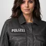 Polizei Дамско кожено яке S – Ново, снимка 2