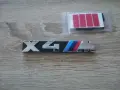 Предна решетка сребриста емблема BMW X4M, снимка 2