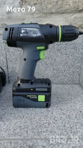 Festool T 18+3-Basic Винтоверт , снимка 3 - Винтоверти - 56647214