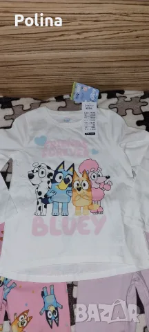 Дрешки с принт Блуи и Бинго Bluey , снимка 3 - Детски комплекти - 56643464