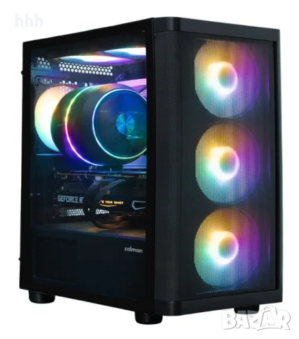 Осемядрено геймърско PC: Ryzen 5 2400G/4x3.6Ghz/4MB L3/16GB ddr4 2666MHz/128ssd+500GB/GTX1070ti_8GB