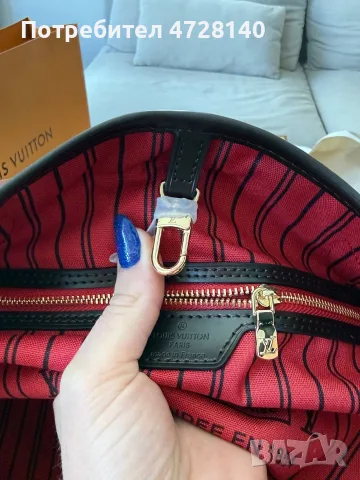 Дамска чанта Louise Vuitton Neverfull, снимка 3 - Чанти - 54461294