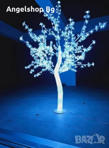 LED декоративно дръвче Sakura – 180 см, 672 LED светлини с двуцветен FLASH ефект