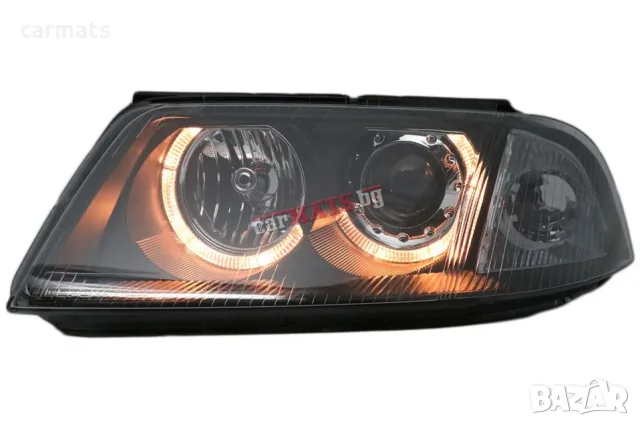 Кристални фарове ANGEL EYES за VW Passat B5.5 (2001-2005) - черни