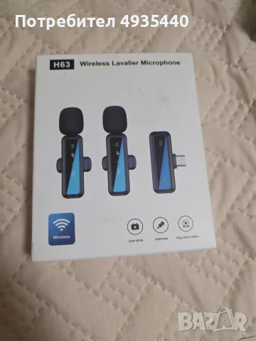микрофон  wireless Lavalier Microphone 