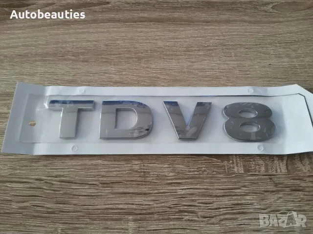 Range Rover TDV8 сребрист гланц емблема