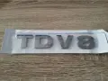 Range Rover TDV8 сребрист гланц емблема, снимка 1