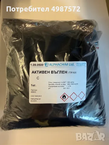 Активен въглен (на прах)