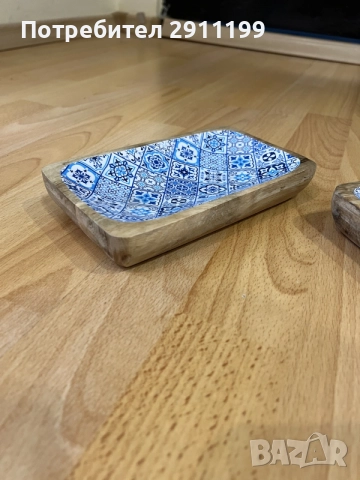 Дървена купа, 2бр, снимка 6 - Декорация за дома - 56681283