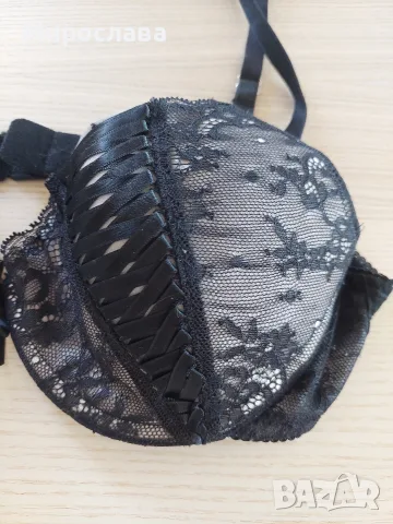 Сутиен H&M черен 80B, снимка 2 - Бельо - 56634115