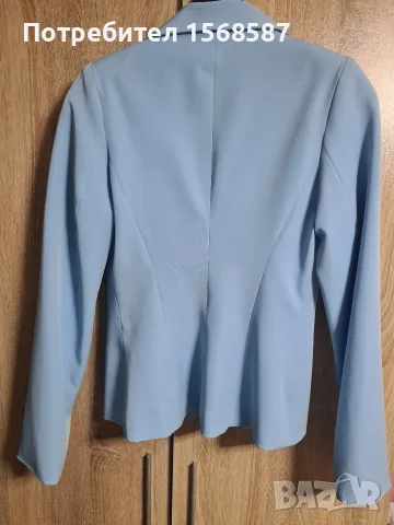 Светлосиньо сако размер М, снимка 2 - Сака - 56648900