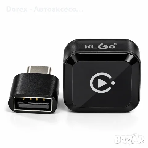 Безжичен адаптер за мултимедия CarPlay и Android Auto KLGO TC-330, снимка 3 - Аксесоари и консумативи - 56730178
