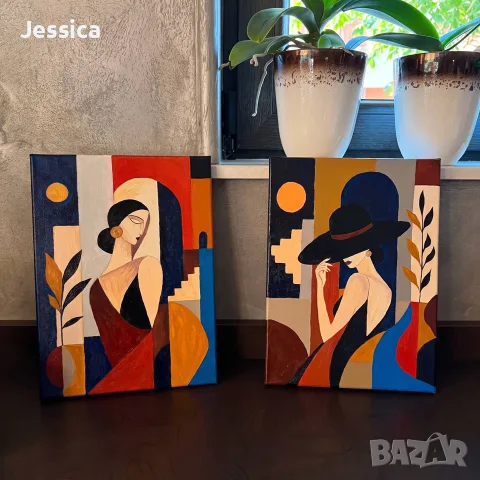 Ръчно нарисувани платна