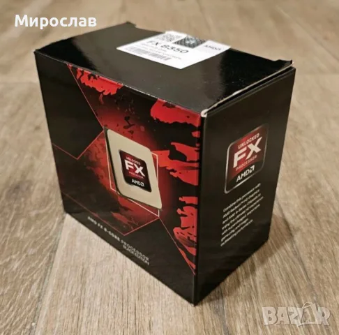 AMD FX 8350 retail опаковка, охладител и стикер