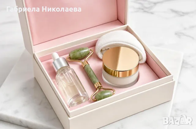 Луксозна подаръчна кутия за козметична бюти рутина и СПА – Експресна изработка!