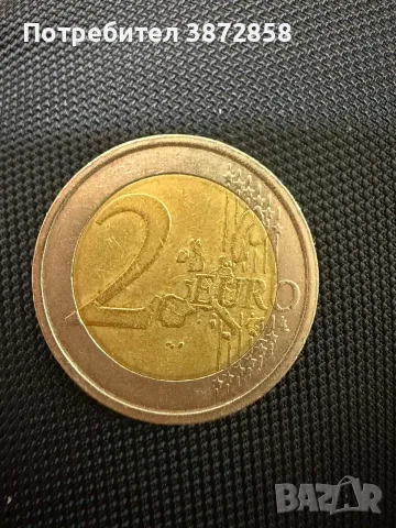 2 евро италия Данте слигери  , снимка 2 - Нумизматика и бонистика - 56559495