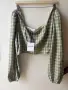 Glamorous Нова карирана кроп блуза (Размер 44 / XL), снимка 1