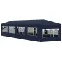 vidaXL Градинска шатра, 3x12 м, синя, снимка 5