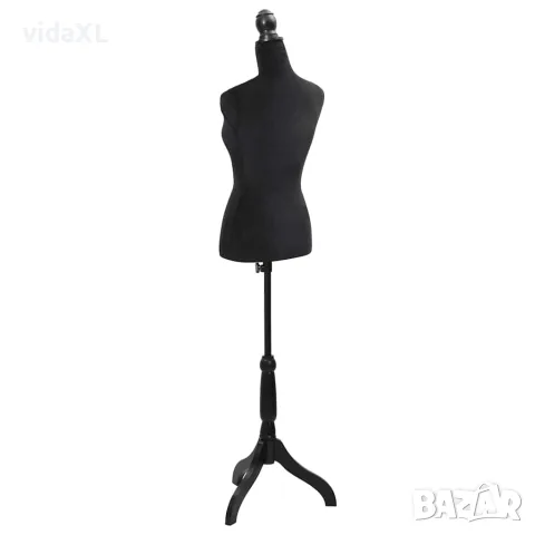 vidaXL Дамски бюст манекен, черен, снимка 2 - Манекени - 56146603