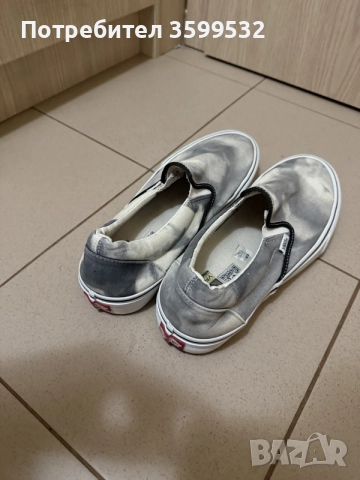 Vans Slip-On VR3 Bleach Wash Black, снимка 2 - Ежедневни обувки - 56586553